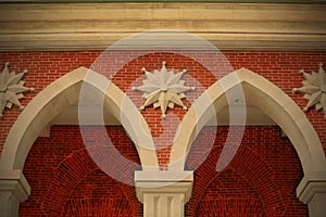 Fragment of the old-time building