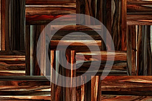 Fragment of parquet floor