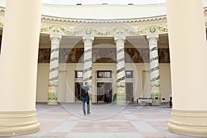 Fragment of the pavilion `The Republic of Belarus` at the Exhibition Center