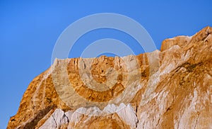 A fragment of a quarry of kaolin mining
