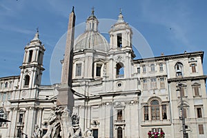 Fragment of a Roman building with domes