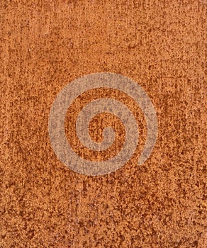 Fragment of a rusty iron sheet