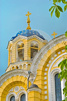 Fragment of the St Vladimir cathedral in Kyiv