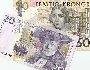 Fragment Swedish money