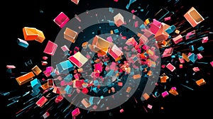 Fragmented Identity: A Vibrant Exploration of Self