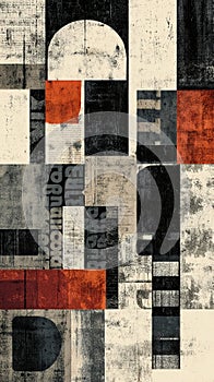 A fragmented modular grid system displaying cultural demographics constructed with blocklike segments that mimic