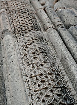 Fragments from the Monastery complex of Akhtala, Armenia,