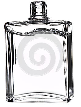 Fragrance bottle with clear liquid