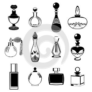 Fragrance bottles collection