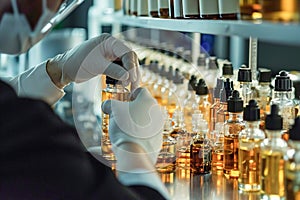 Fragrance Chemist Perfumer, Formulating and creating unique scents for perfumes, colognes