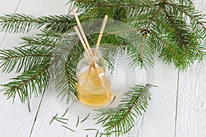 Fragrance coniferous sticks or Scent diffuser