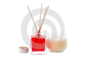 Fragrance Diffuser Set of bottle with aroma sticks reed diffusers