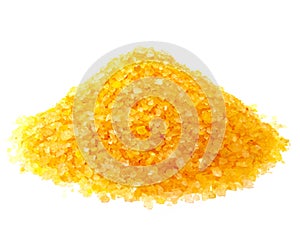 Fragranced sea salt.