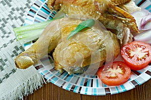 Fragrant chicken. photo