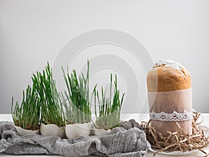 Fragrant cupcake. Preparing for Easter