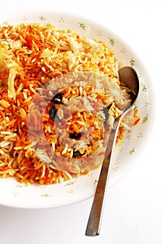 Fragrant Indian rice dish - bryani photo