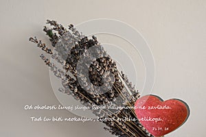 Psalm 19, 14 from the Bible.