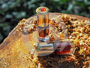Fragrant oil. Scented oil. Small bottle of Arabian Attar.