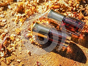 Fragrant oil. Scented oil. Small bottle of Arabian Attar.