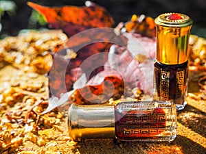 Fragrant oil. Scented oil. Small bottle of Arabian Attar.