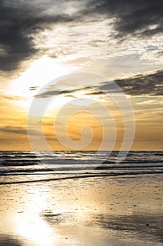 Fraisthorpe beach at sunrise