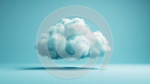 Frame Border Background with Cloud Computing Concept - Modern Digital Technology and Data Storage Visualization