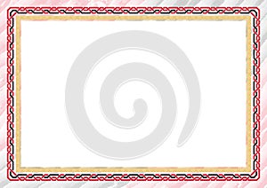 frame and border with Trinidad and Tobago flag
