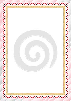 frame and border with Trinidad and Tobago flag