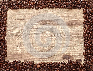 Frame Of Coffee Beans