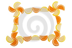 Frame of Fruit Candy