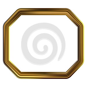 Frame gold clip art