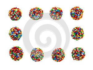 Frame of Licorice Allsorts