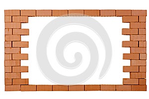 Frame made of flat offset model stones