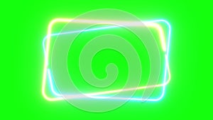 frame neon commercial advertising background neon frame background animation