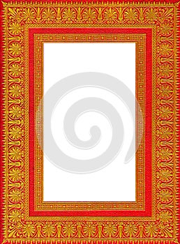 Frame of an old ancient book