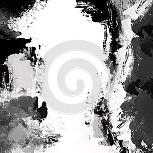 Frame of paint spots. Designed grunge texture and grunge background for design and decoration