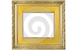 Frame for paintings, photographs and mirrors in rich gold decor.