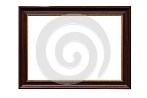 Frame for picture from baguette on white