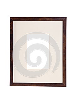 Frame for picture on white background