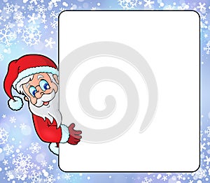 Frame with Santa Claus theme 8