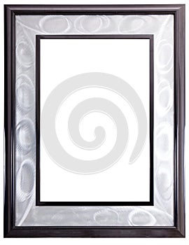 Frame, silver, black Photo Frame.
