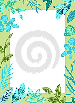 Frame of Square Shape Poster Vector Illustration
