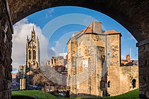 Framed Black Gate and St Nicholas Cathedral