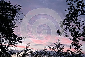 Framed Evening sky