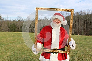 Framed Santa