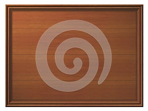 Framed Wooden Panel