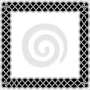 Frames, borders and black and white Celtic or Arabic style