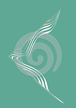 Frames of capron tape on A4 sheet, surreal, graphics