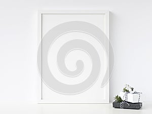 Frames Christmas Mockup. Scandinavian style.