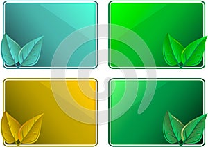 Frames eco leaf design